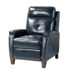 Fauteuil inclinable moderne du milieu du siècle avec clous décoratifs, plusieurs coloris, une seule place