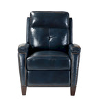 Fauteuil inclinable moderne du milieu du siècle avec clous décoratifs, plusieurs coloris, une seule place