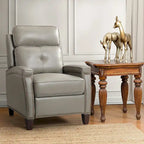 Fauteuil inclinable moderne du milieu du siècle avec clous décoratifs, plusieurs coloris, une seule place