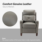 Fauteuil inclinable moderne du milieu du siècle avec clous décoratifs, plusieurs coloris, une seule place