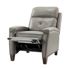 Fauteuil inclinable moderne du milieu du siècle avec clous décoratifs, plusieurs coloris, une seule place