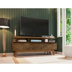 Meuble TV de 63 po de style Mid-Century Modern, plusieurs couleurs, convient aux téléviseurs jusqu'à 60 po