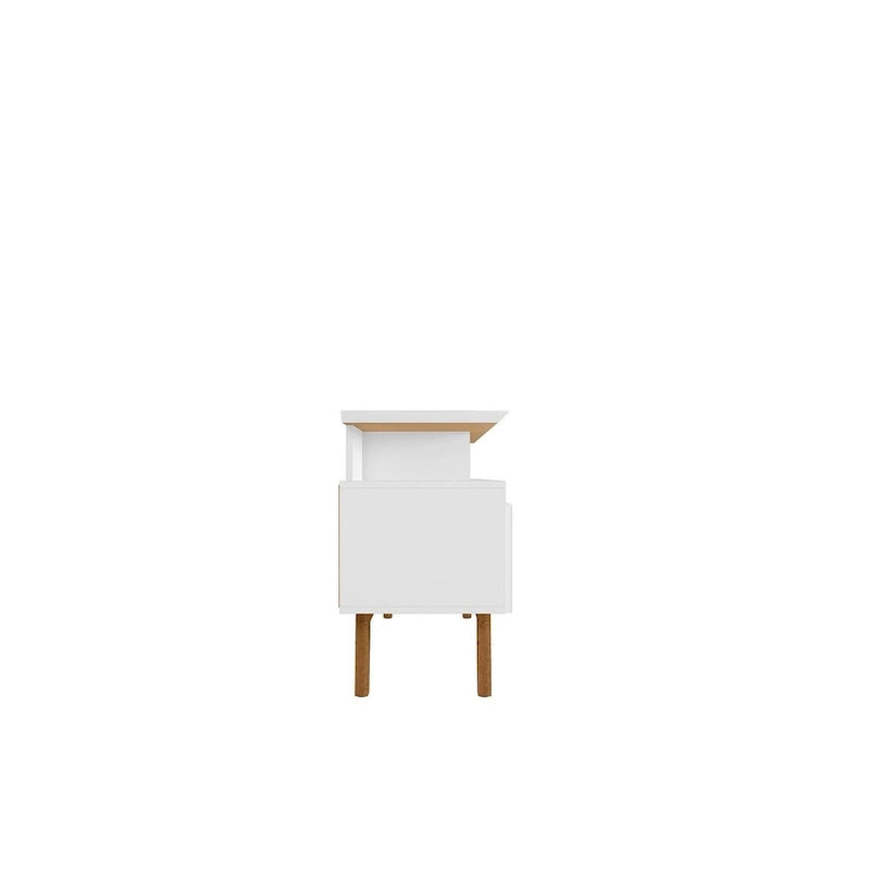 Meuble TV de 63 po de style Mid-Century Modern, plusieurs couleurs, convient aux téléviseurs jusqu'à 60 po