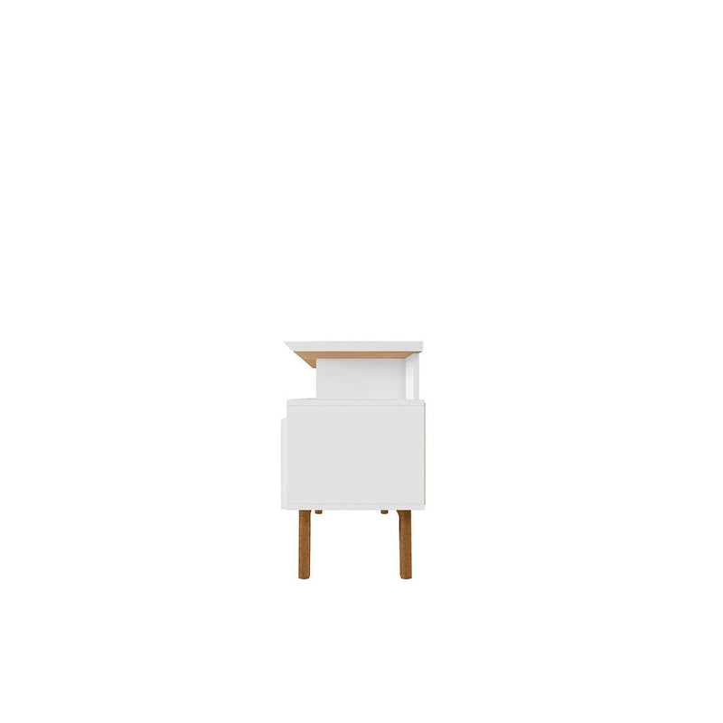 Meuble TV de 63 po de style Mid-Century Modern, plusieurs couleurs, convient aux téléviseurs jusqu'à 60 po