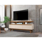Meuble TV de 63 po de style Mid-Century Modern, plusieurs couleurs, convient aux téléviseurs jusqu'à 60 po