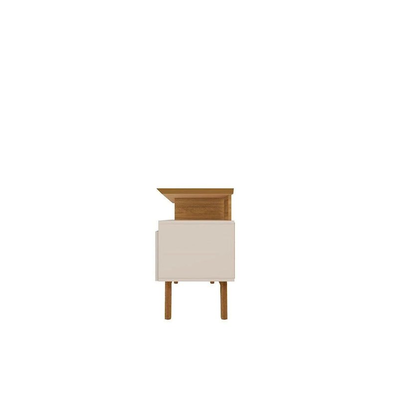 Meuble TV de 63 po de style Mid-Century Modern, plusieurs couleurs, convient aux téléviseurs jusqu'à 60 po