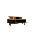 Meuble TV de 63 po de style Mid-Century Modern, plusieurs couleurs, convient aux téléviseurs jusqu'à 60 po