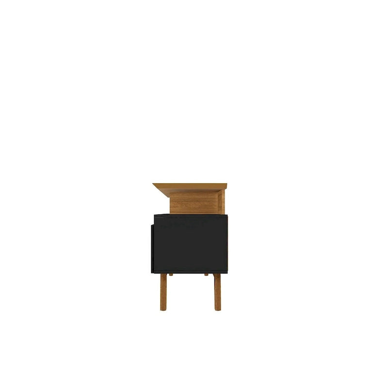 Meuble TV de 63 po de style Mid-Century Modern, plusieurs couleurs, convient aux téléviseurs jusqu'à 60 po