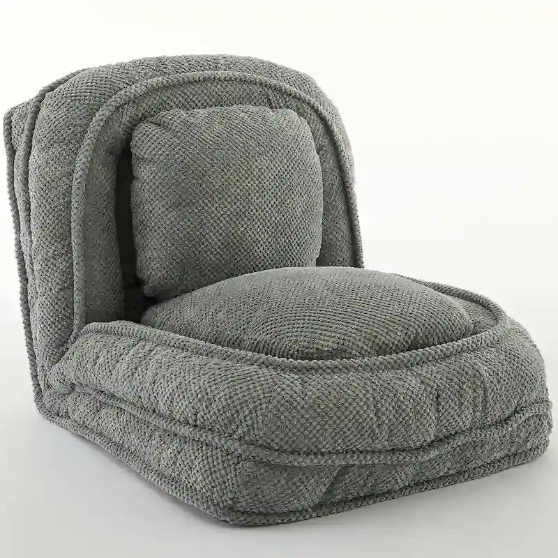 Canapé-lit convertible avec dossier réglable, plusieurs coloris, une place