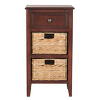 Table de chevet rustique avec tiroirs, Plusieurs couleurs, 15"L x 12"P x 27,6"H