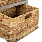 Table de chevet rustique avec tiroirs, Plusieurs couleurs, 15"L x 12"P x 27,6"H