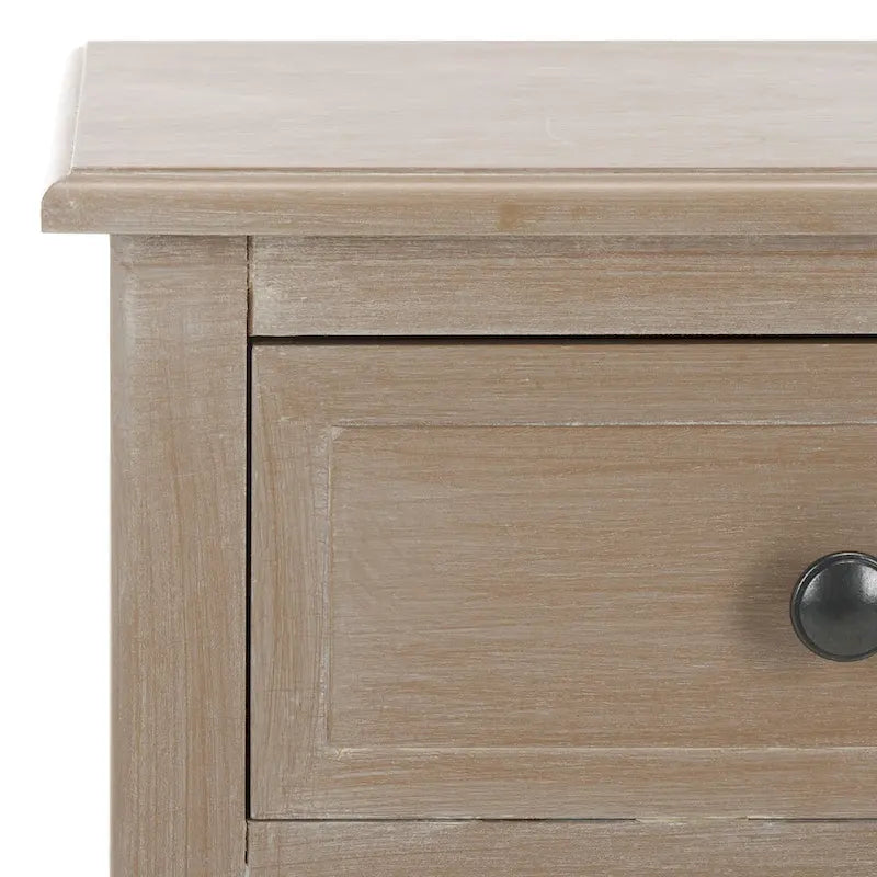 Table de chevet rustique avec tiroirs, Plusieurs couleurs, 15"L x 12"P x 27,6"H