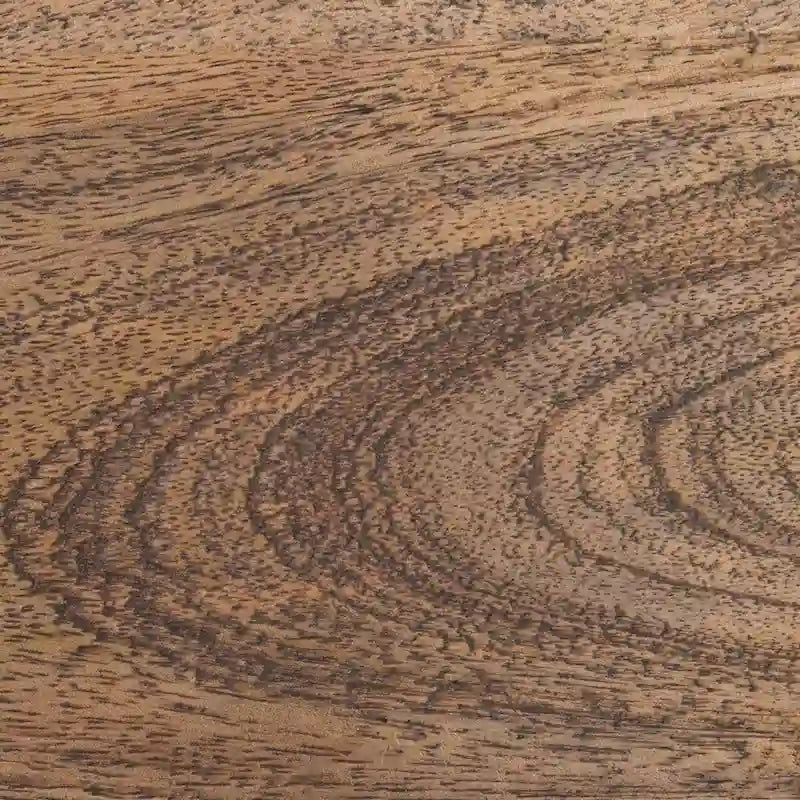 Table d'appoint d'appoint ronde côtière de 23 pouces avec base en rotin, lavis gris/brun miel/naturel
