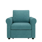 Fauteuil lit convertible 3-en-1, Lin, Plusieurs coloris, Individuel