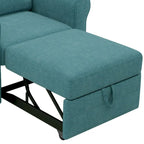 Fauteuil lit convertible 3-en-1, Lin, Plusieurs coloris, Individuel
