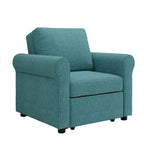 Fauteuil lit convertible 3-en-1, Lin, Plusieurs coloris, Individuel